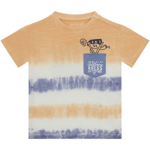 Abbigliamento Bambino T-shirt & Polo Guess TIE DYE SS T-SHIRT Arancio