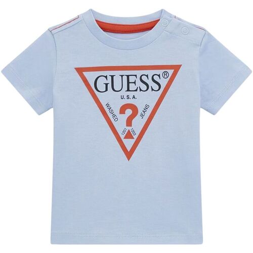 Abbigliamento Bambino T-shirt & Polo Guess SS T-SHIRT_CORE Blu