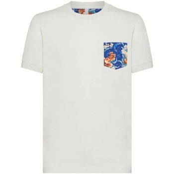 Abbigliamento Uomo T-shirt maniche corte Sun68 T-SHIRT POCKET CON TRAST S/S Bianco