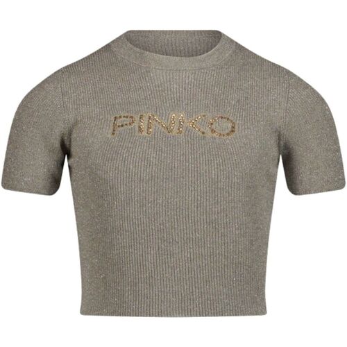 Abbigliamento Bambina T-shirt & Polo Pinko Up KNITTED T-SHIRT GIRL Oro