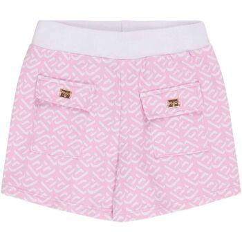 Abbigliamento Bambina Shorts / Bermuda Pinko Up STRETCH FLEECE SHORTS BABY Rosa