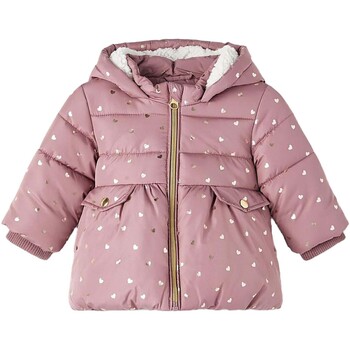 Abbigliamento Bambina Piumini Name it Nbfmatild Jacket Foil Rosa