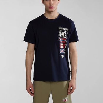 Abbigliamento Uomo T-shirt maniche corte Napapijri NP0A4HQG1761 Blu