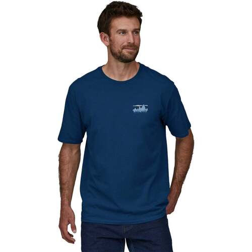 Abbigliamento Uomo T-shirt & Polo Patagonia '73 Skyline Organic Blu Blu