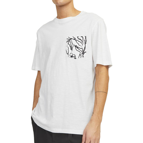 Abbigliamento Uomo T-shirt & Polo Jack & Jones 12250435 Bianco