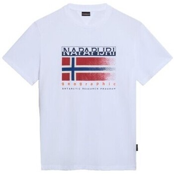 Abbigliamento Uomo T-shirt maniche corte Napapijri NP0A4HQR0021 Bianco