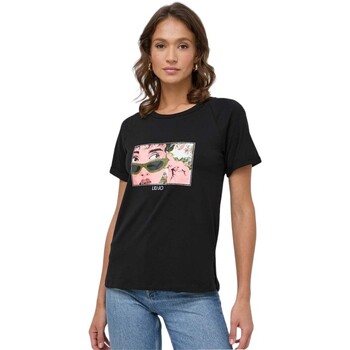 Abbigliamento Donna T-shirt maniche corte Liu Jo  Nero