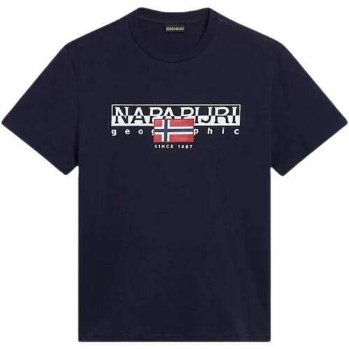 Abbigliamento Uomo T-shirt maniche corte Napapijri NP0A4HTO1761 Blu