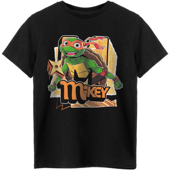 Abbigliamento Unisex bambino T-shirt maniche corte Teenage Mutant Ninja Turtles NS8315 Nero