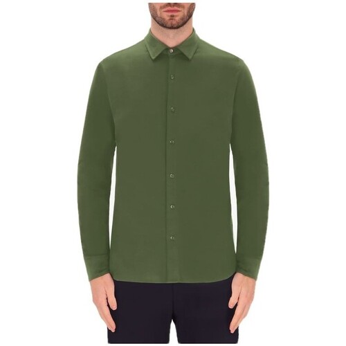 Abbigliamento Uomo T-shirt & Polo Distretto12 Camicia Tew Verde Militare Verde