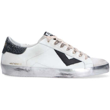 Scarpe Uomo Sneakers basse 4B12 sneaker Suprime bianco nero Bianco