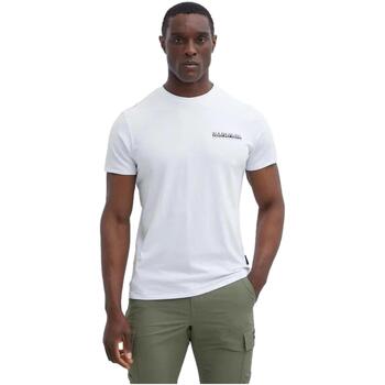 Abbigliamento Uomo T-shirt maniche corte Napapijri NP0A4HQN0021 Bianco