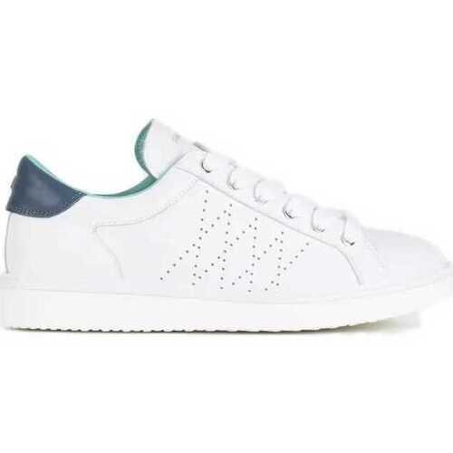 Scarpe Uomo Sneakers basse Panchic P01M013-00860035  SNEAKER LEDER WHITE COSMIC BLUE Bianco