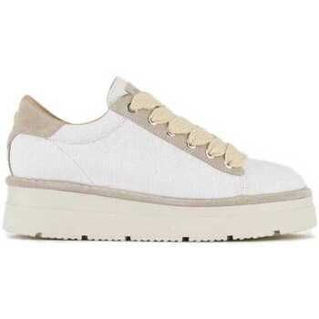 Scarpe Donna Sneakers Panchic P89W007-0063A001 SNEAKER LINEN SUEDE WHITE Bianco