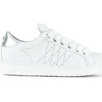 Scarpe Donna Sneakers Panchic P01W013-00690029 SNEAKER LEATHER MIRRORED WHITE SILVER Bianco