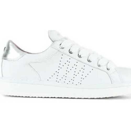 Scarpe Donna Sneakers basse Panchic P01W013-00690029 SNEAKER LEATHER MIRRORED WHITE SILVER Bianco