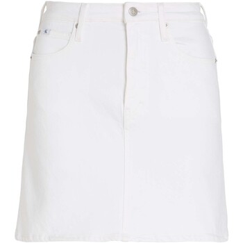 Abbigliamento Donna Gonne Ck Jeans Hr A-Line Mini Skirt Bianco