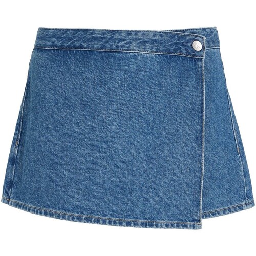 Abbigliamento Donna Shorts / Bermuda Ck Jeans Wrap Skort Blu