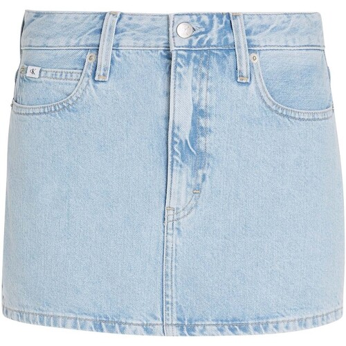 Abbigliamento Donna Gonne Ck Jeans Micro Mini Skirt Marine