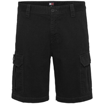 Abbigliamento Uomo Shorts / Bermuda Tommy Jeans Pantaloncini Cargo Uomo Ethan Nero
