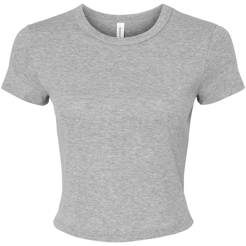 Abbigliamento Donna T-shirts a maniche lunghe Bella + Canvas RW10057 Grigio