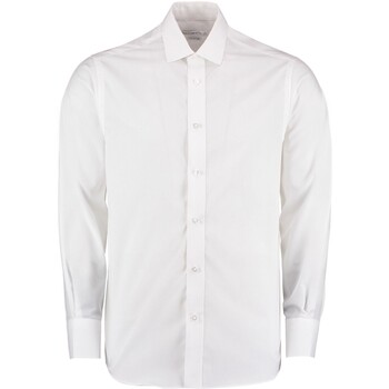 Abbigliamento Uomo Camicie maniche lunghe Kustom Kit Business Bianco