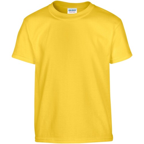 Abbigliamento Unisex bambino T-shirt maniche corte Gildan GD05B Giallo