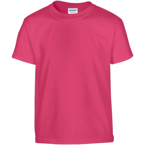 Abbigliamento Unisex bambino T-shirt maniche corte Gildan GD05B Rosa