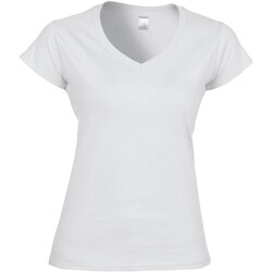 Abbigliamento Donna T-shirts a maniche lunghe Gildan GD078 Bianco
