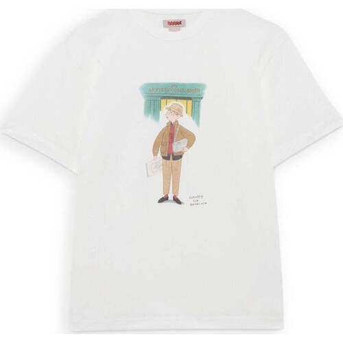Abbigliamento Uomo T-shirt & Polo Baracuta Colourman Slowboy Bianco