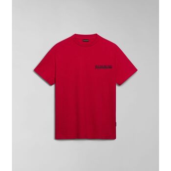 Abbigliamento T-shirt & Polo Napapijri S-MARTRE NP0A4HQB-R251 RED BARBERRY Rosso