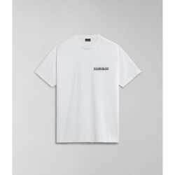 Abbigliamento T-shirt & Polo Napapijri S-MARTRE NP0A4HQB-N1A1 WHITE WISHPER Bianco