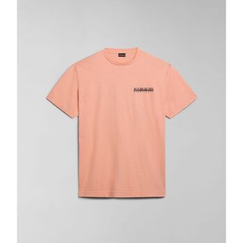 Abbigliamento T-shirt & Polo Napapijri S-MARTRE NP0A4HQB-P1I1 PINK SALOMON Rosa