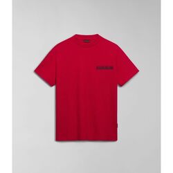 Abbigliamento T-shirt & Polo Napapijri S-MARTRE NP0A4HQB-R251 RED BARBERRY Rosso