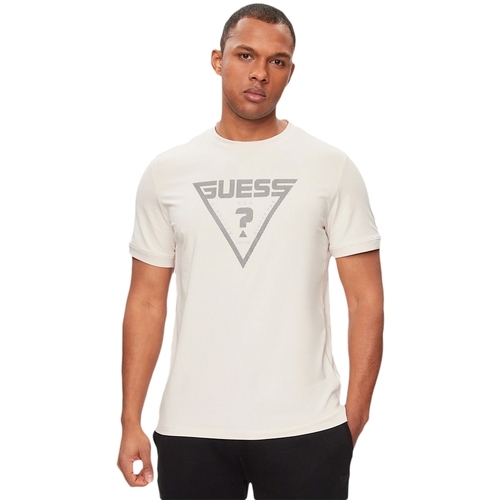 Abbigliamento Uomo T-shirt maniche corte Guess Active Bianco