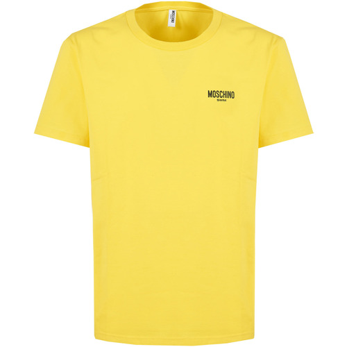 Abbigliamento Uomo T-shirt maniche corte Moschino V3A0781 9408 0028 Giallo