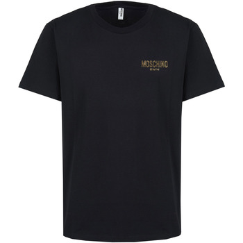 Abbigliamento Uomo T-shirt maniche corte Moschino V3A0715 9407 0555 Nero