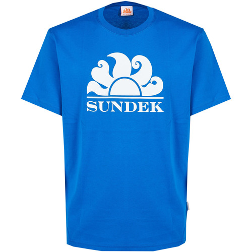Abbigliamento Uomo T-shirt maniche corte Sundek M021TEJ7800/NEW SIMEON LOG A2201 Blu