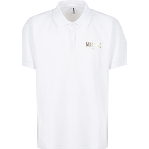 Abbigliamento Uomo T-shirt maniche corte Moschino V3A1605 9309 0001 Bianco