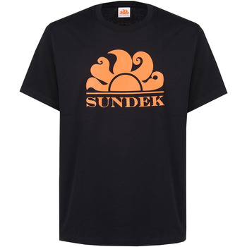 Abbigliamento Uomo T-shirt & Polo Sundek M021TEJ7800/NEW SIMEON LOG 00402 Nero