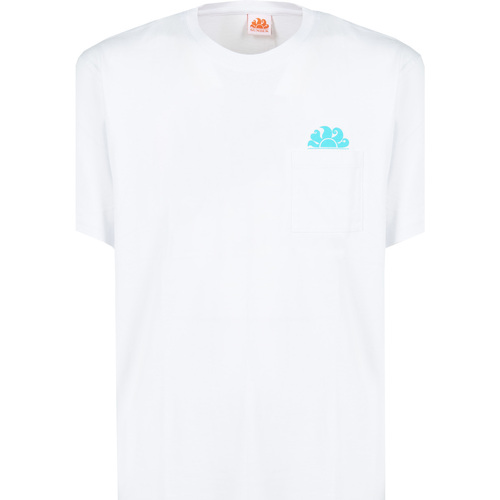Abbigliamento Uomo T-shirt & Polo Sundek M609TEJ7800/T-SHIRT 00601 White 01