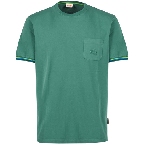 Abbigliamento Uomo T-shirt & Polo Sundek M775TEJ7800/T-SHIRT FINN A1601 Camo green