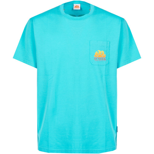 Abbigliamento Uomo T-shirt & Polo Sundek M028TEJ7800/NEW HERBERT SHADED 05200 Marine
