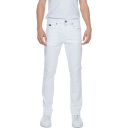 Abbigliamento Uomo Jeans dritti Gas ALBERT SIMPLE REV A7233 02CW Bianco