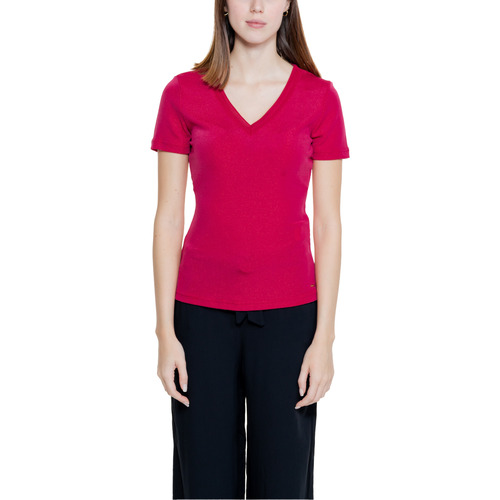 Abbigliamento Donna T-shirt maniche corte Morgan 212-DIWI Rosso