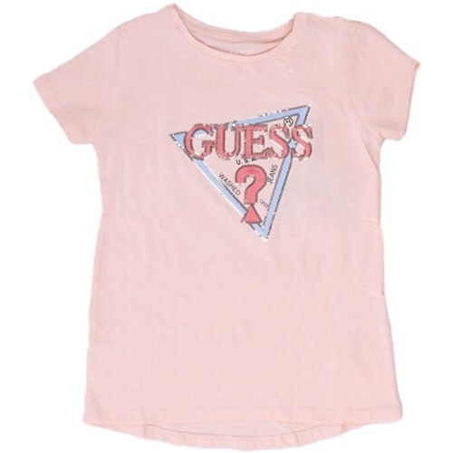 Abbigliamento Bambina T-shirt maniche corte Guess J4RI47K6YW4 Rosa
