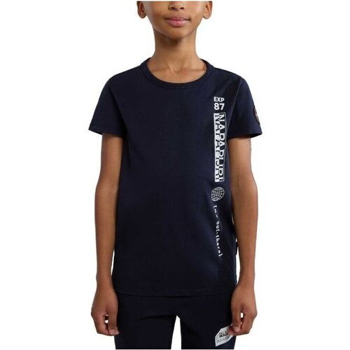 Abbigliamento Unisex bambino T-shirt maniche corte Napapijri NP0A4HR91761 Blu