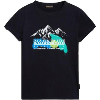 Abbigliamento Unisex bambino T-shirt maniche corte Napapijri NP0A4HR70411 Nero