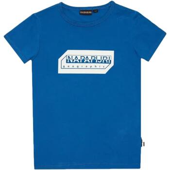 Abbigliamento Unisex bambino T-shirt maniche corte Napapijri NP0A4HTFB2L1 Blu