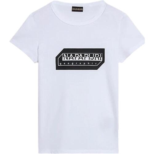 Abbigliamento Unisex bambino T-shirt maniche corte Napapijri NP0A4HTF0021 Bianco